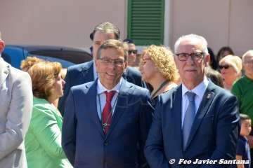 Telde rinde pleitesía a San Miguel en Valsequillo (Foto Francisco Javier Santana y TA)